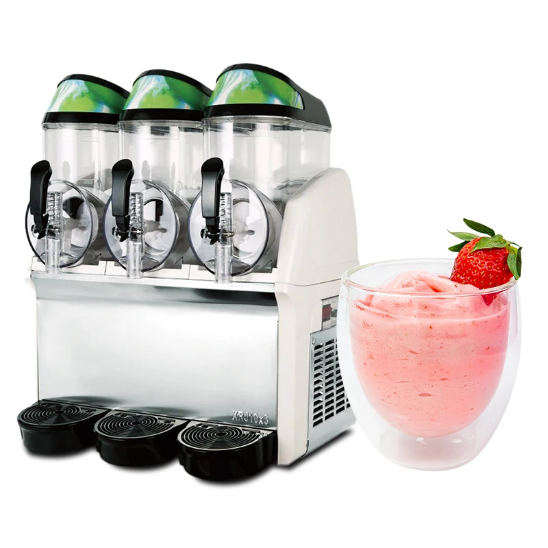 

10L*3 Tanks Hot Selling Multifunction Slush Frozen Drink Slush Machine for Commercial Snow Melting Juice Smoothie Machine