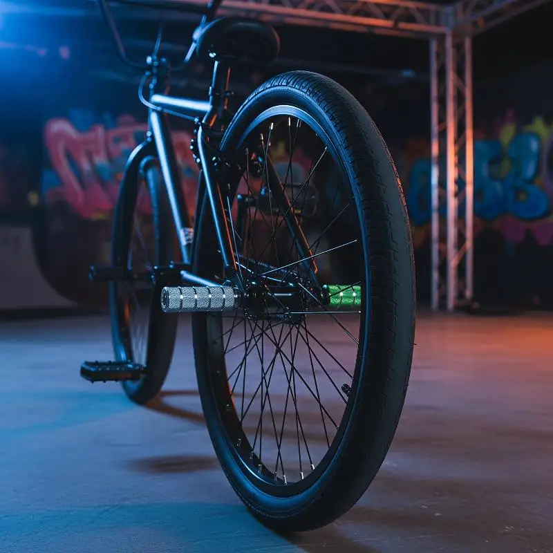 2 Stück korrosionsbeständige Fahrrad-Stunt-Pegs, rutschfeste Fußrasten aus Legierung, passend für 3/8'' Achse für BMX-Fahrten in allen Jahreszeiten – Detail 5