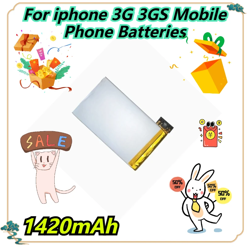 

1420mAh For iphone 3G 3GS Mobile Phone Batteries