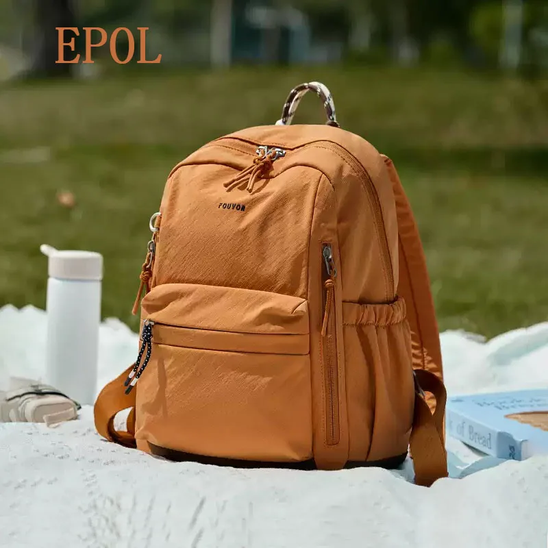 EPOL Lightweight Pressure‑Relief Backpack for Women Ultra‑Light Travel Small Bag Teenage Youth Student School Backpack 3103-09