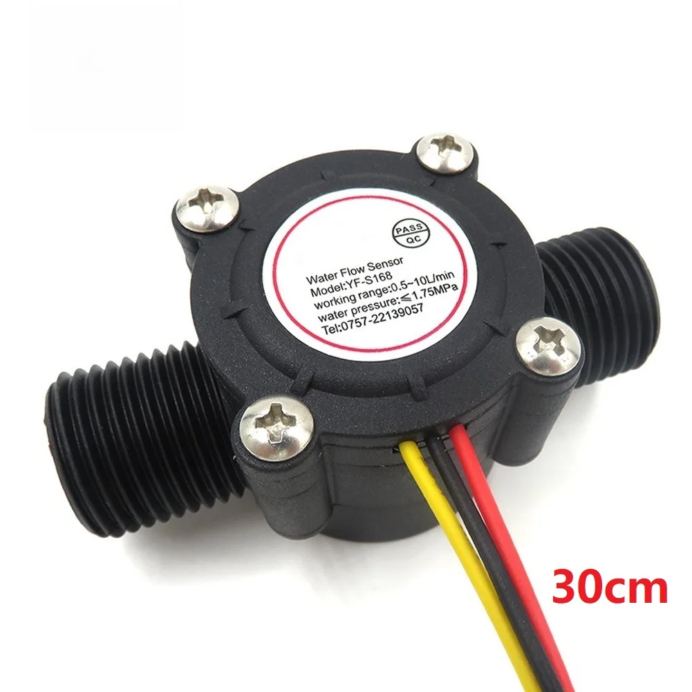 For Water Flow Sensor S168 DN15 for For Water Heater Dispenser Offering Accurate Flow Measurement 0 5 to 10L per Minute
