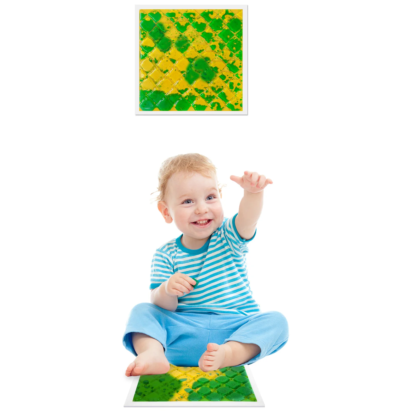 유아 감각 발달 바닥 타일 필수 세트 - 아기용 무독성 교육용 놀이 매트