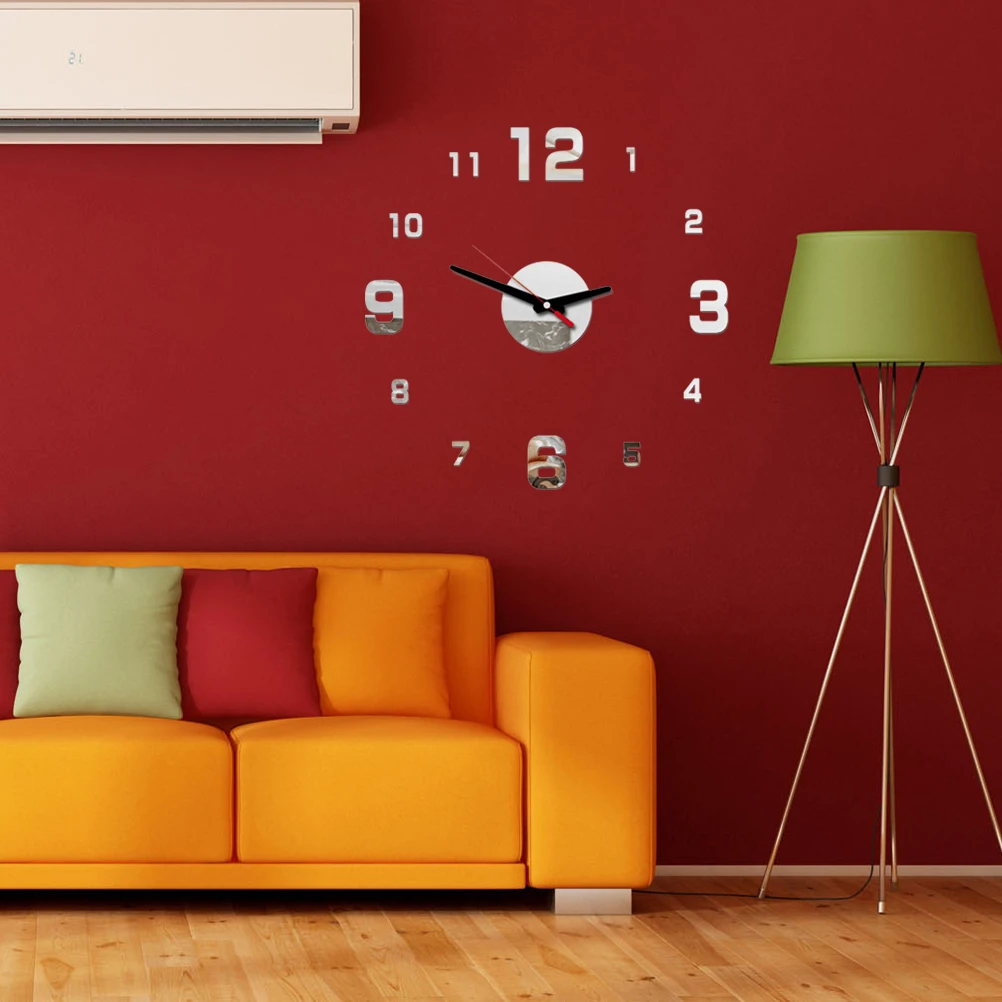 

Acrylic Wall Clock Modern Art Decorative Personality Self-adhesive Framless Office