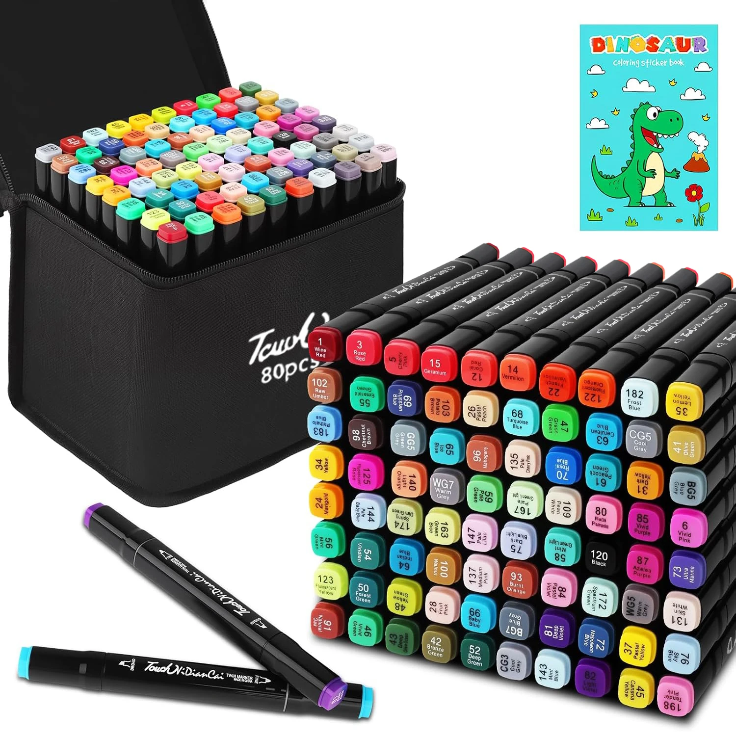 

24-168 цветов Набор алкогольных маркеров Двойные наконечники блендер Художественные маркеры Постоянный эскиз маркер ручка Для Рисование Раскраска Рождественский подарок