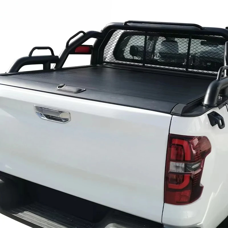 3-Speed Manual Aluminum Tonneau Cover - Lockable Dustproof Roll-Up For Changan Kaicheng F70 Hunter & Landtrack Pickup