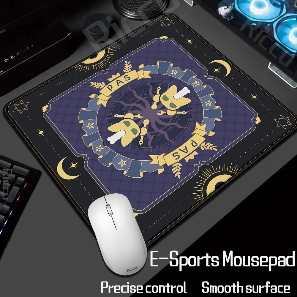 

HD Pastel Witch Desk Mat Cute Purple Mousepad Witchy Gaming Deskmat Small Lavender Cottagecore Goth Mouse Pad Divination pad Rug