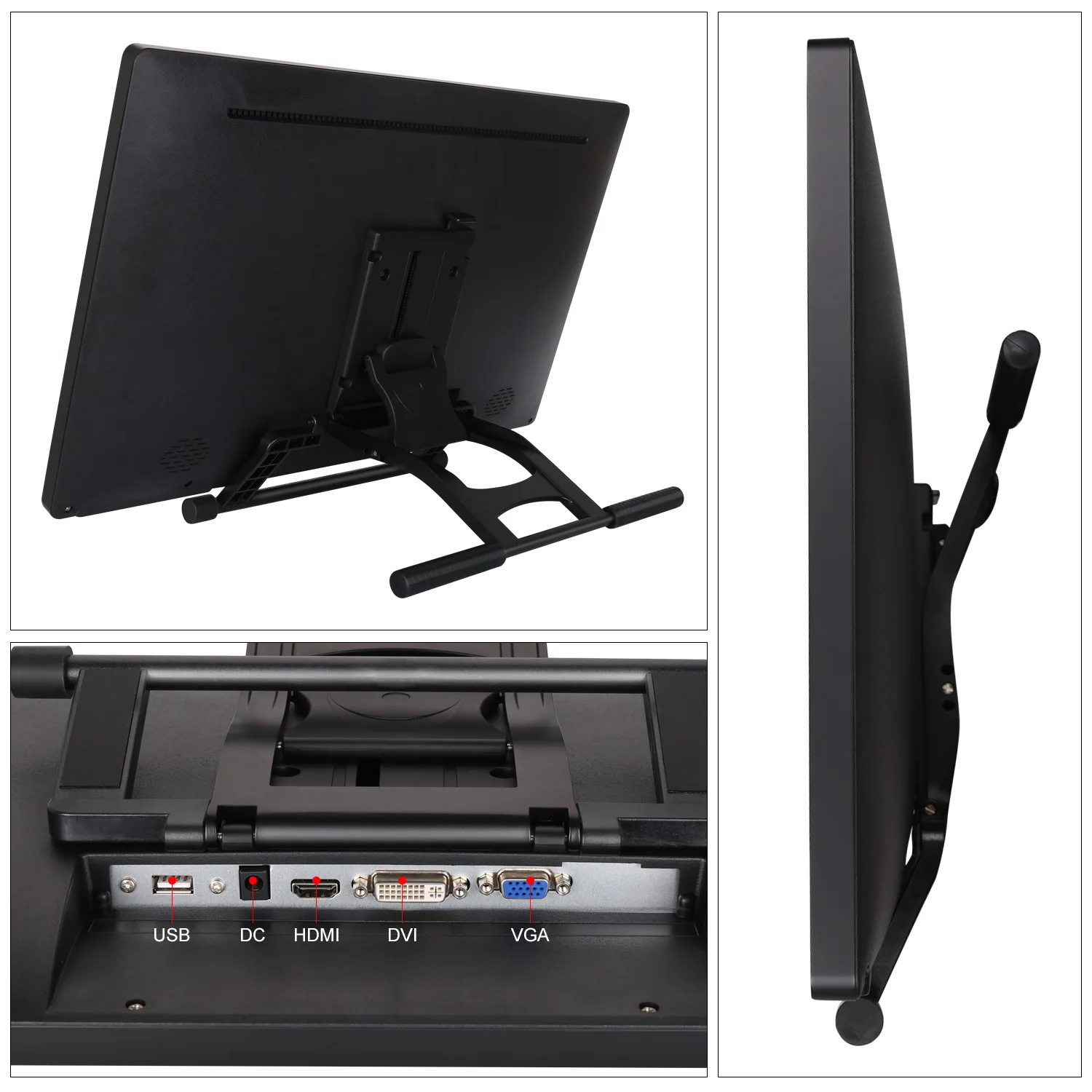 24 Inch Electromagnetic Drawing Display with Passive Pen, Dual Touch Capacitive Screen for Digital Painting