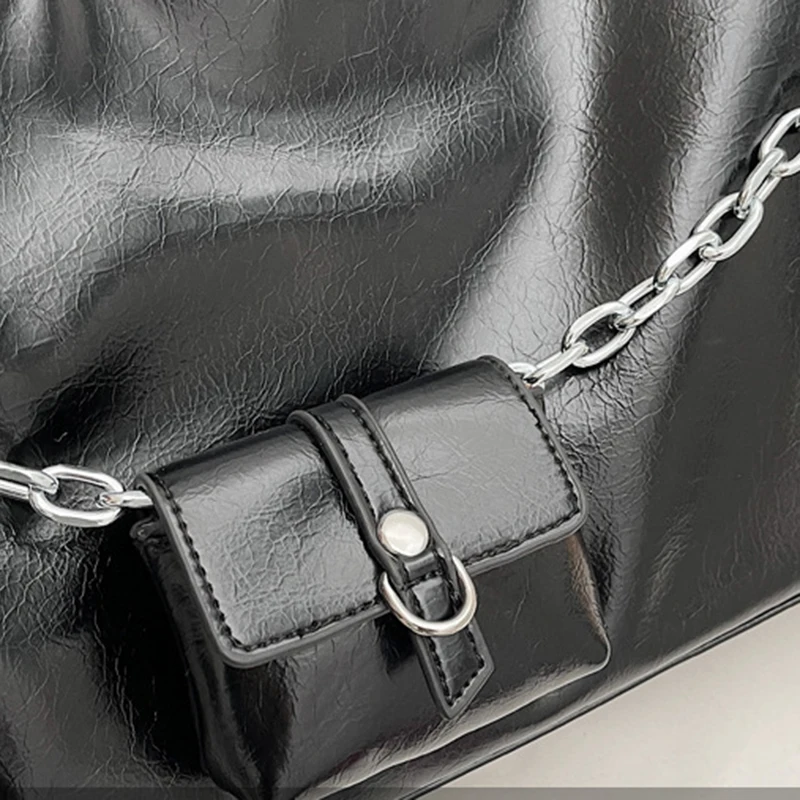 Beliebte fortschrittliche Damen-Unterarmtasche, trendige einfache Umhängetasche, modische Umhängetasche mit großem Fassungsvermögen – Detail 20