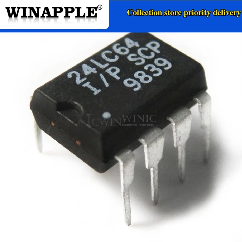 5pcs/lot PIC24LC64-I/P PIC24LC64 24LC64-I/P PIC24LC256-I/P PIC24LC256 24LC256-I/P PIC24LC1025-I/P PIC24LC1025  UC2844N DIP-8