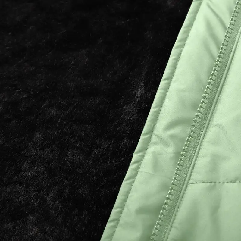 652F Women's Warm Outwear Hooded Waterproof with Fleece Lining Long Sleeve Tops for Warmth and Durability