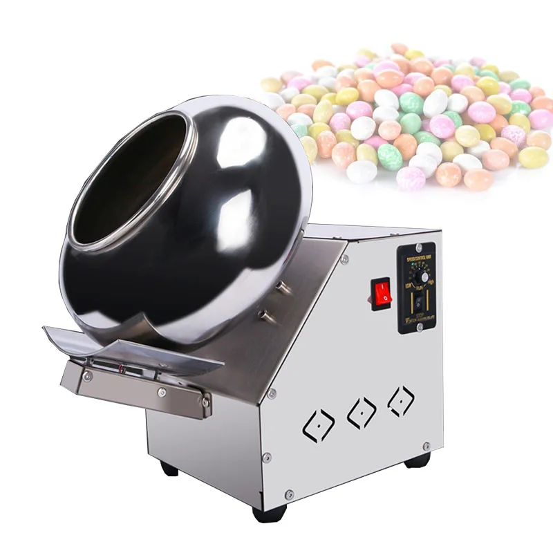 Commercial Polishing Machine Nut Almond Popcorn Peanut Sugar Coating Machine Sugar Film Coating Pan Machine