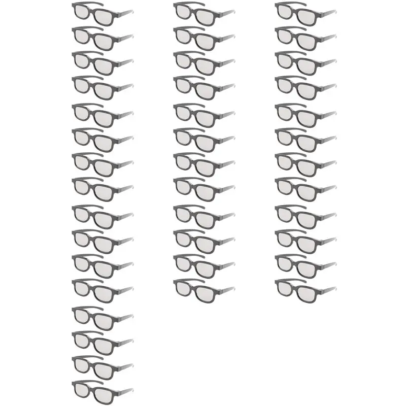 40Pcs Polarized Passive 3D Glasses for Cinema IMIX Screen