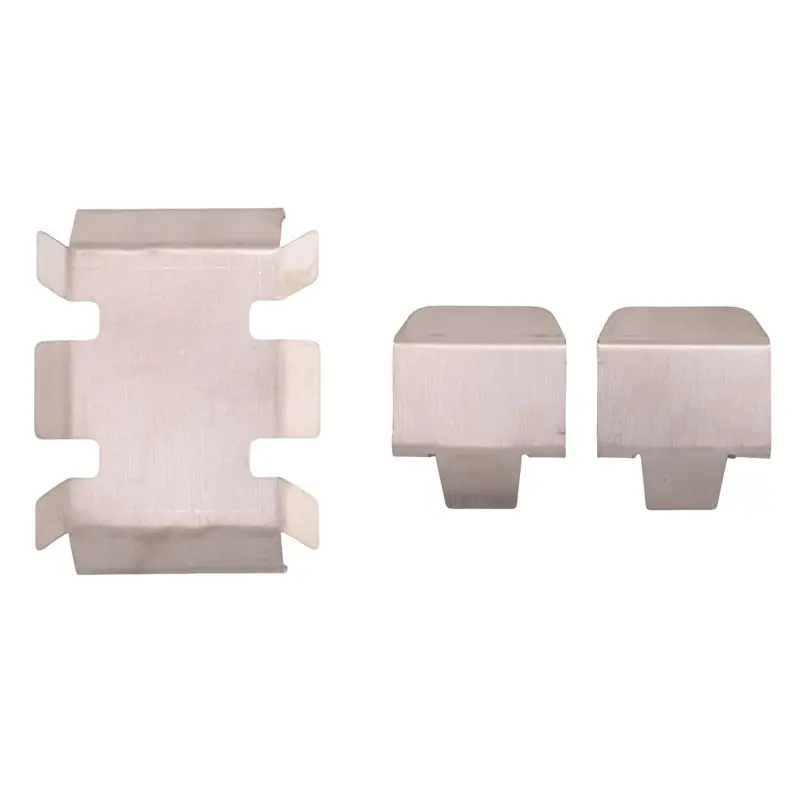 ABUM-Stainless Steel Chassis Armor Axle Protector Skid Plate For MST CFX CMX RC Track Car Upgrade Parts Accessories