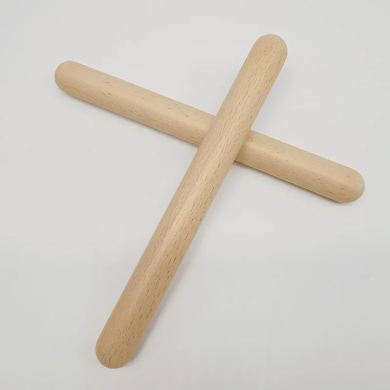 أعواد إيقاع كلاسيكية، أعواد طبلة خشبية، أداة قرع كلاسيكية، لعبة موسيقية للأطفال الصغار، تعلم الإيقاع