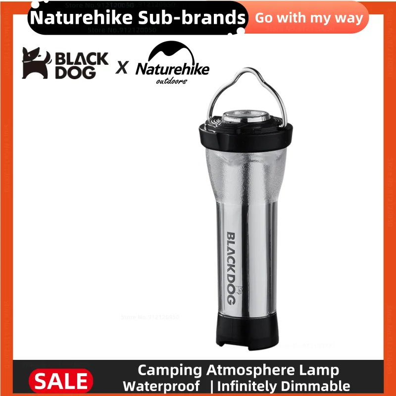 

Водонепроницаемый туристический фонарь для кемпинга Naturehike & Blackdog