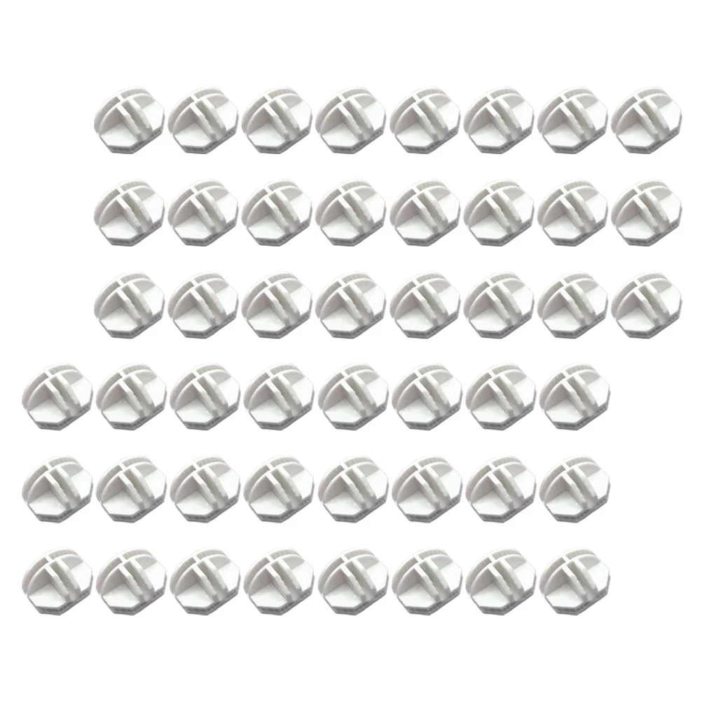 50pcs White Corner Clips for Modular Storage Cube Connectors Plastic Shelf ganizers Easy Assembly Wire Closet Shoe Rack