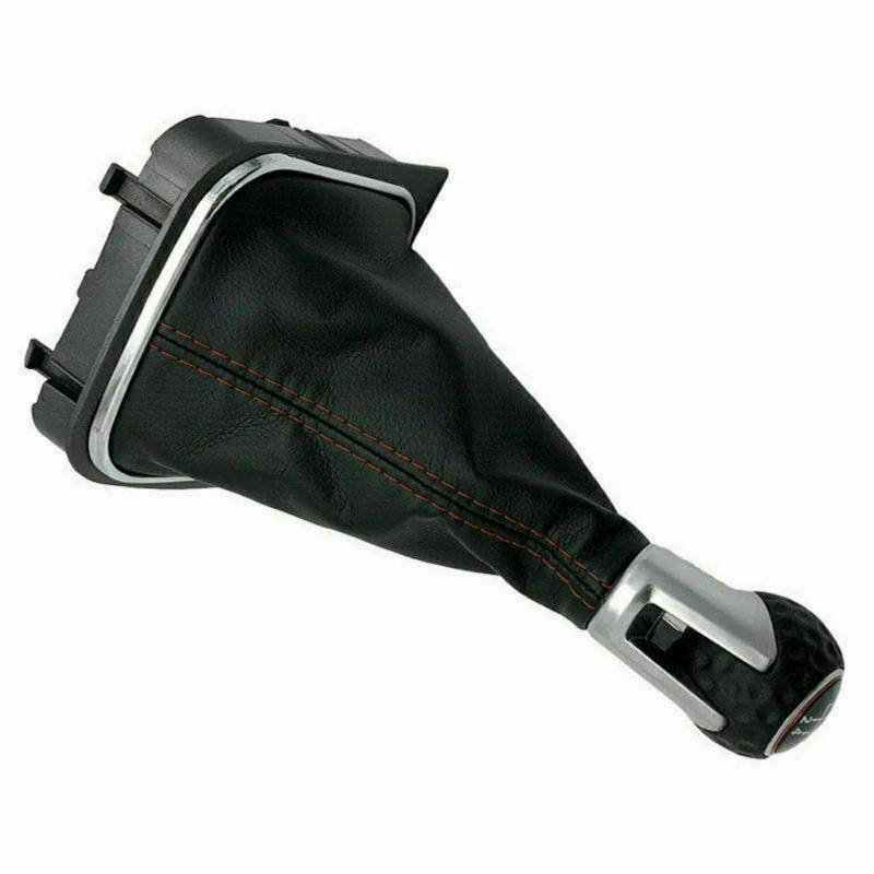 6 Speed for VW GOLF MK5 MK6 GTI Gaiter Boot Gear Shift Knob Stick Cover Frame