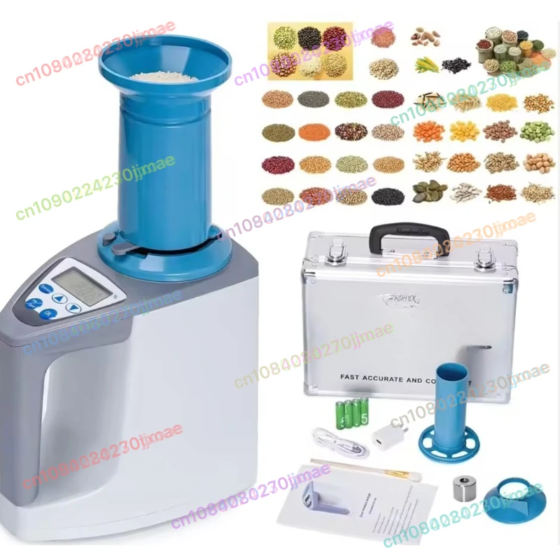 High Precision Automatic Digital Grain Moisture Meter for Corn Rice Wheat Humidity Detection