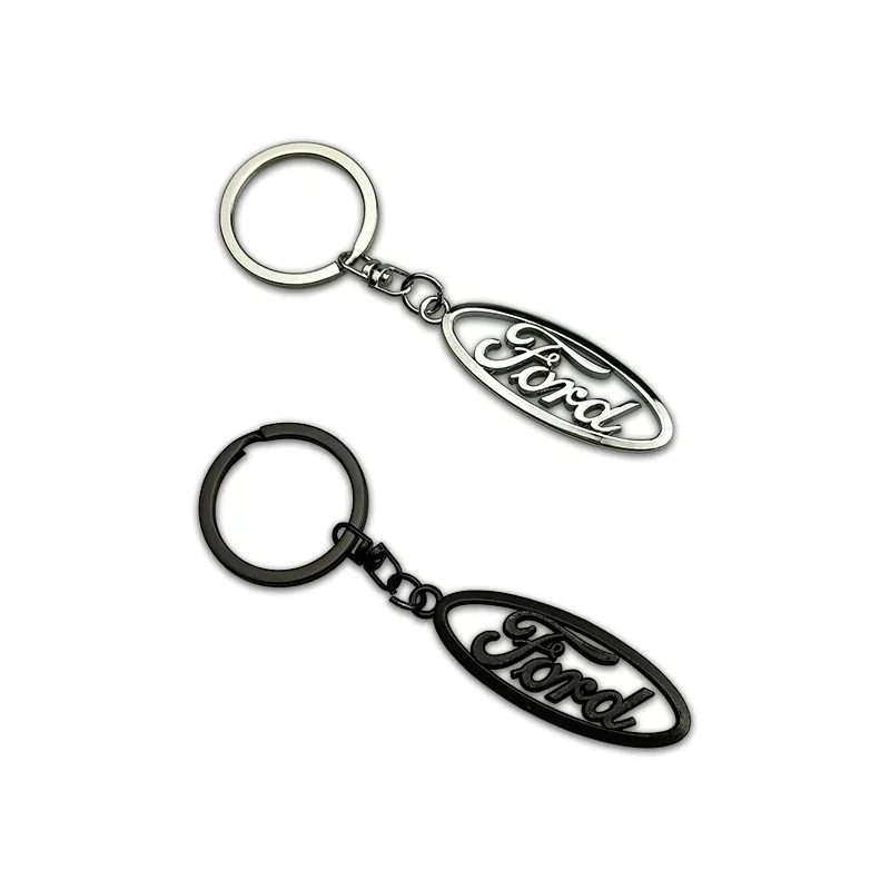 For Ford Mondeo Fusion Focus Fiesta Kuga Edge Transit Ecosport Keyrings Car Key Rings Buckle Keychain Pendent Accessories