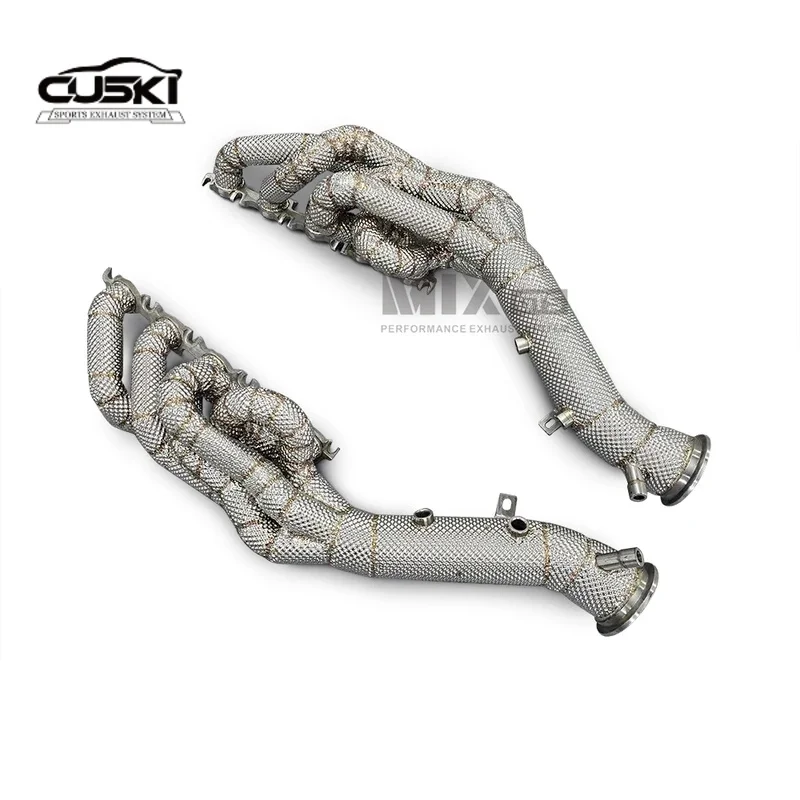 Pertains to Lamborghini Huracan STO/EVO Spyder 5.2 2019-2020 Exhaust manifold Automotive Exhaust Modification Fittings,Increased