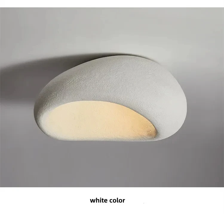 Nordic Wabi Sabi Ceiling Lamp Energy Saving Light LED Chandelier for Living Room Dining Room Bedroom Home Decor Lighting Fixture