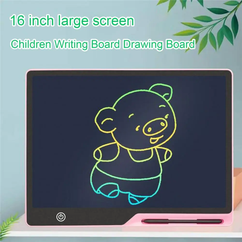 子供のための軽量ライティングタブレット、電子ライティングパッド、手書きパッド、学用品、16"