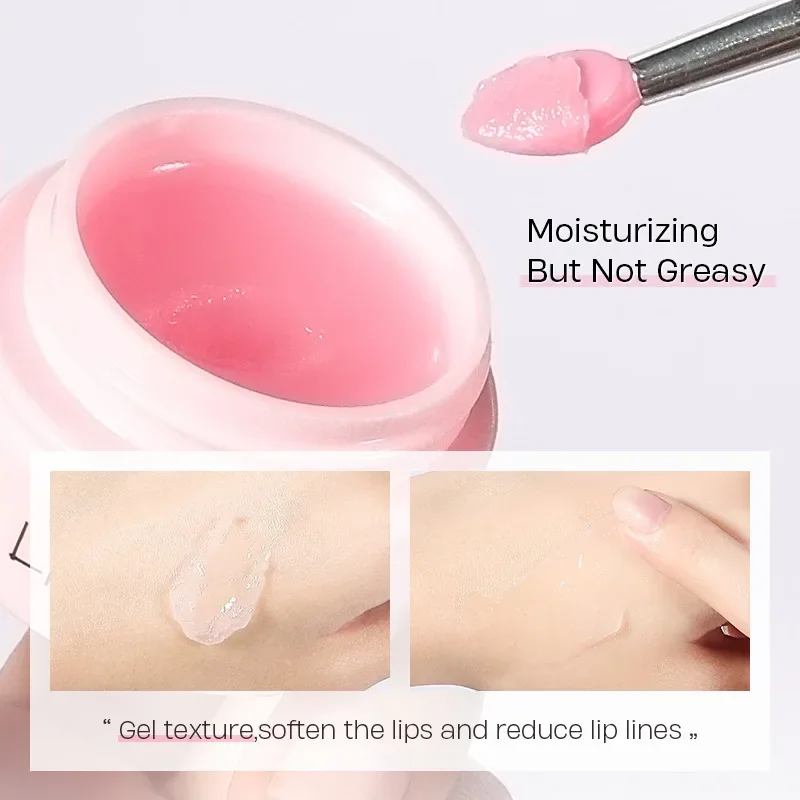 Laikou Sakura Lip Mask 8g Overnight Treatment Hydrating Moisturizing Repair Dry Chapped Lips Nourishing Care Peel Off