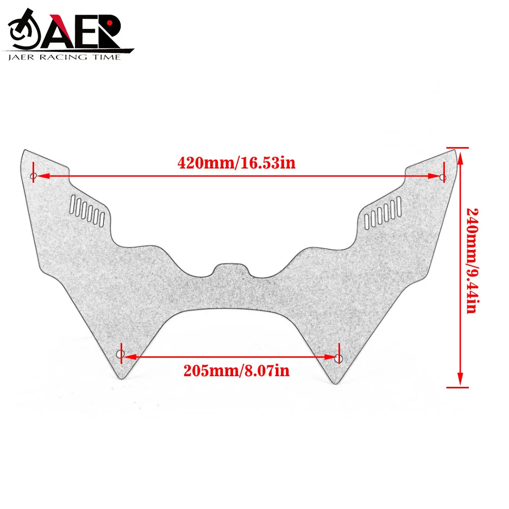 CRF1100L Motorcycle Accessories Forkshield Updraft Deflector for Honda CRF1100 CRF 1100 L Africa Twin 2020-2023 CRF 1100L view 6