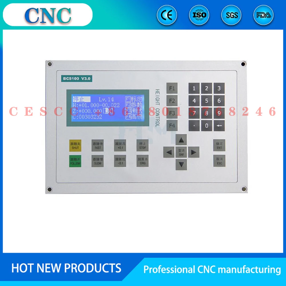 BCS100 Laser Cutting Machine Control System FSCUT2000C Cypcut BCS100 BMC1604 FSCUT2000 Height Controller Capacitive amplifie