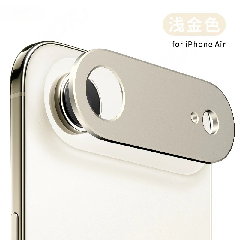 Aluminium-Metall-Rückkamera-Objektivschutz für iPhone 17 Pro Max Air 17Pro 17Air 17ProMax Hohlring-Objektivabdeckung