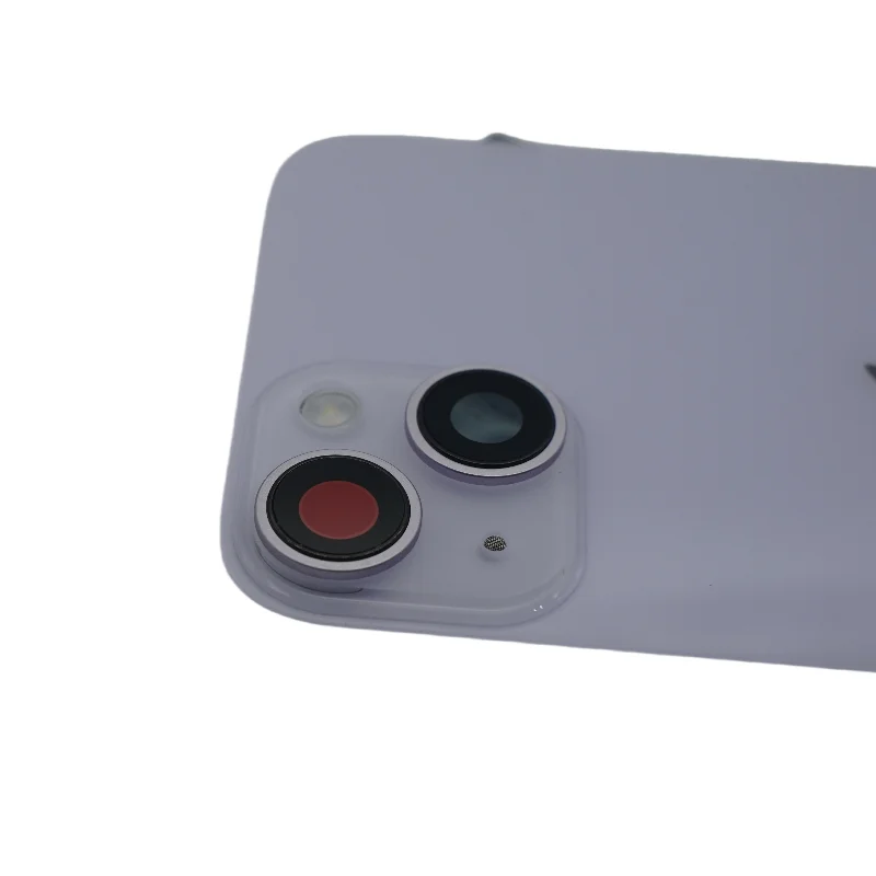 For iPhone 14 / For iPhone 14 Plus Rear Case Door Housing Back Glass Cover with Wireless Flex Cable Metal Plate Replacement