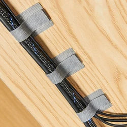 Reusable Cable Ties for Fastening Wire, Cord Rope Holder, Self Adhesive, Adjustable Cord Organizer Straps, Desk Management