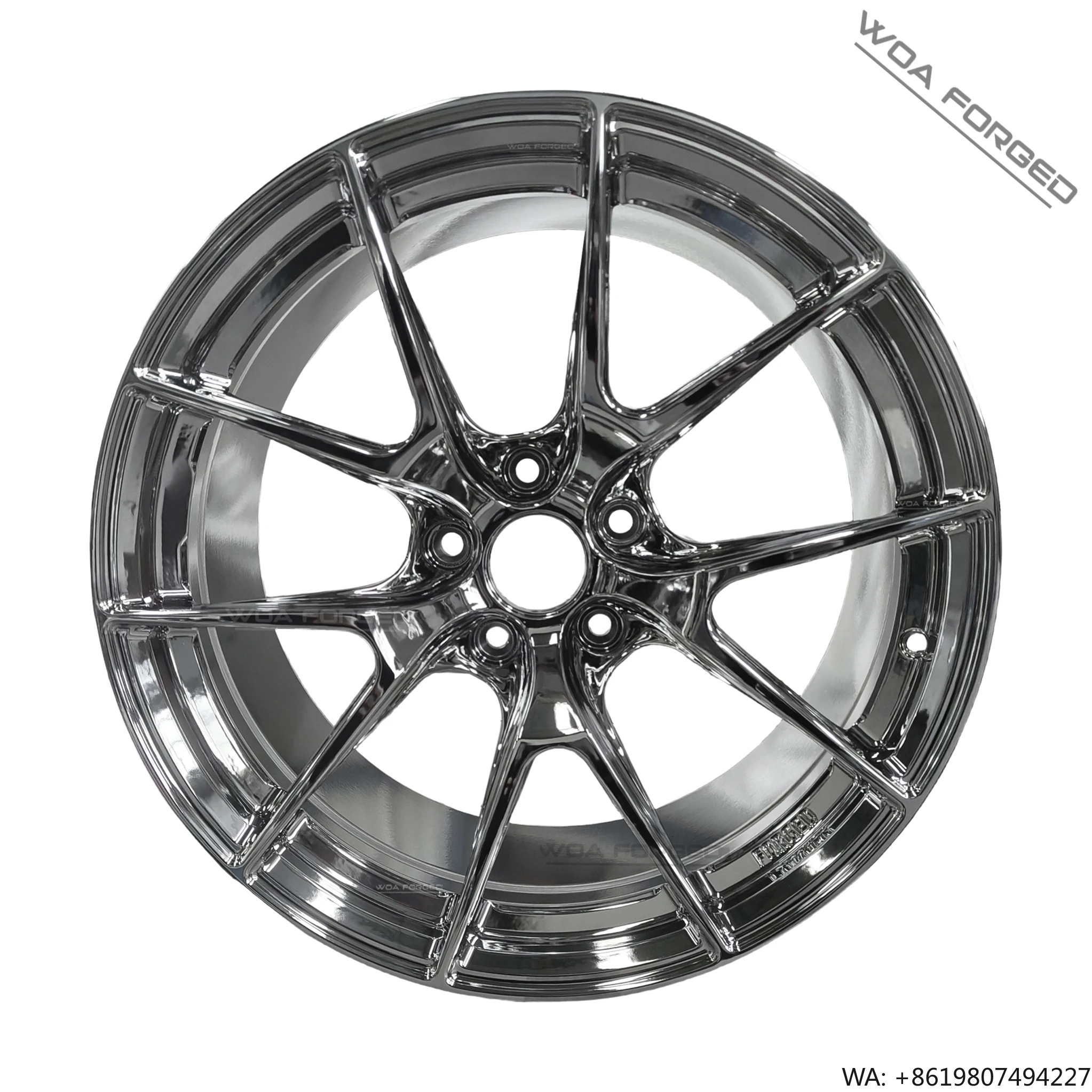 

VS-5RS Fashion Muscle Style Forged Wheels Chrome Polished Finish 17 18 19 Inch Lightweight 5x114.3 Rims for Passenger Vehicles