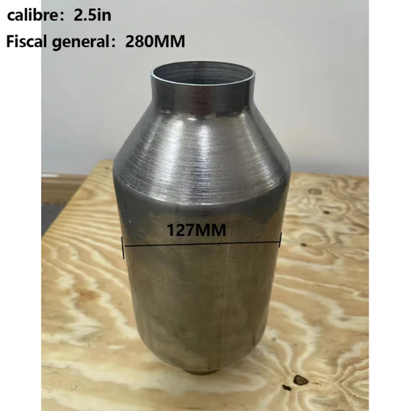 2.5in 118*152MM Three-Way Catalyst Ceramic Honeycomb Vehicle Exhaust Gas Purification Unit High Performance Conversion