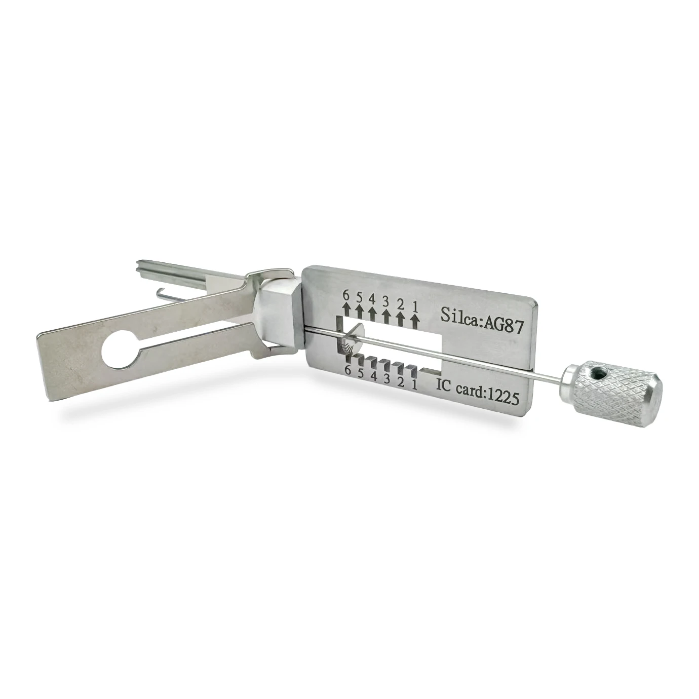 LISHISYLE Lishi Tools SS SS310 AGB 2 in 1 2-In-1 AGB-6 Lock Civil Lock Opening Lock Pick Set Locksmith Tools view 3