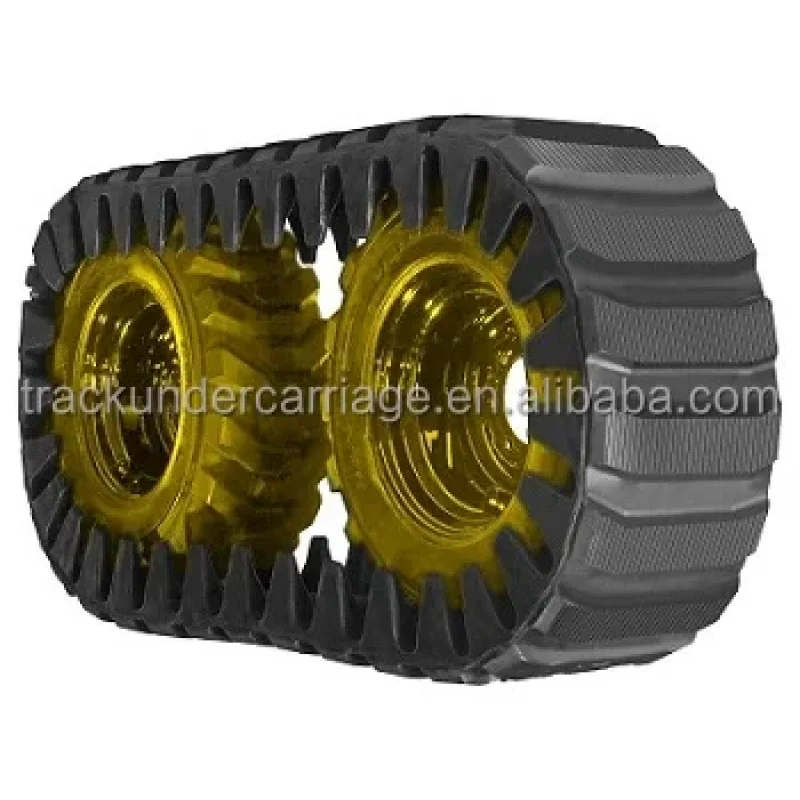 

Skid Steer Rubber Tracks 390X152.4X31 12X6X31 For Bobcat 863 943 953 Mustang 2066 2070 2074 2076 Construction Machinery Parts