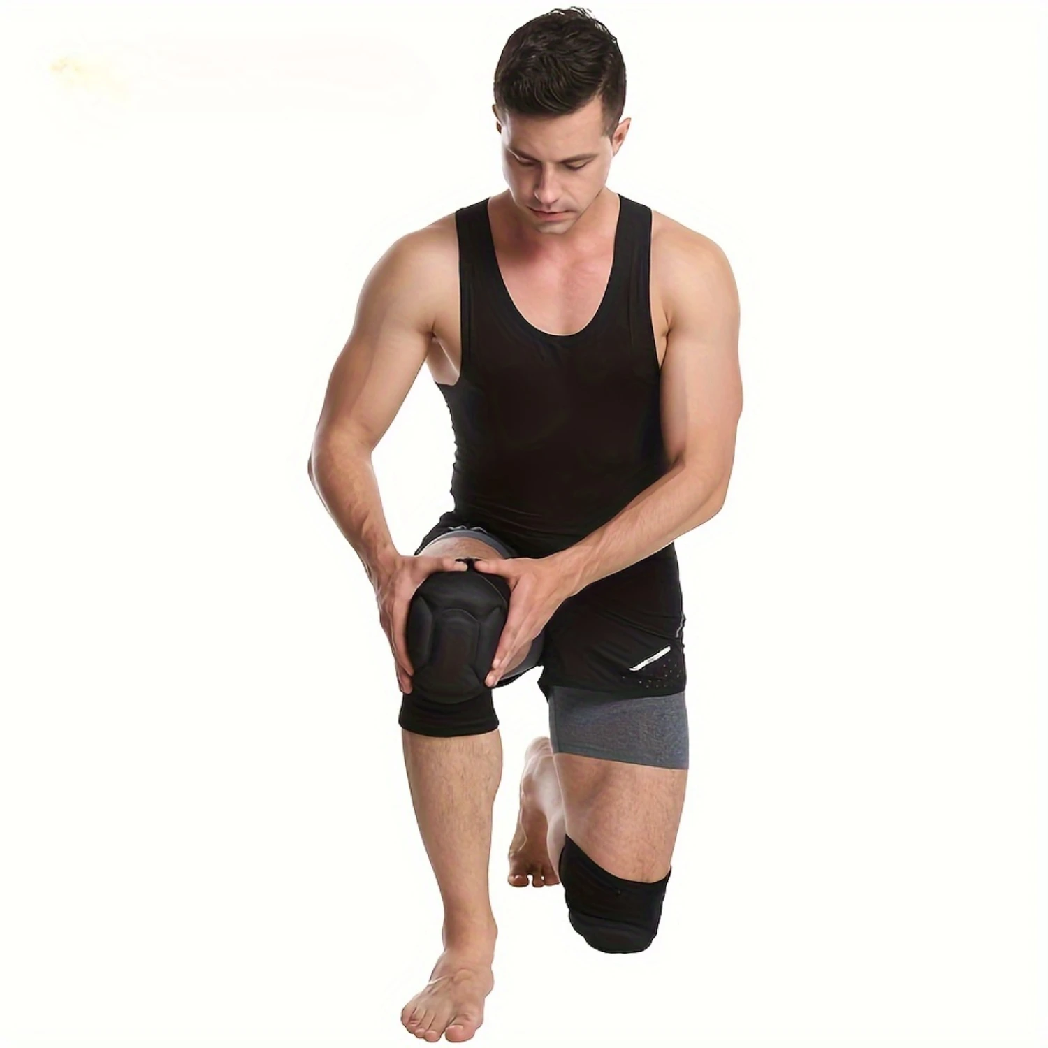 2pcs Knee Pads  Sponge Padded Collision Avoidance - Perfect For Sports, Volleyball, Gardening, Gym & Yoga! Kneeling pad