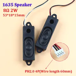 1Pair 8ohm 2W 5318 1853 8Ω 2W 1635 Loud Speaker With 4Pin PH2.0 connector Computer LCD Monitor TV Speaker Horn