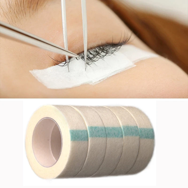 Cinta para pestañas, cinta adhesiva de tela no tejida transpirable para pegatinas de manos y ojos, herramientas de maquillaje, accesorios, parches para ojos para extensión