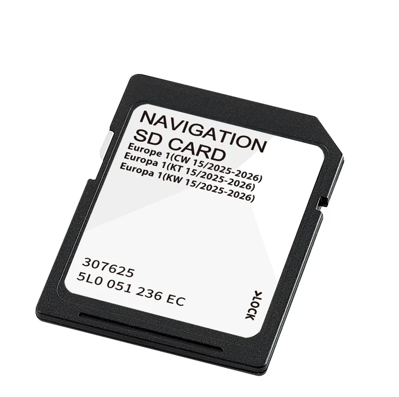 스코다 A1 32GB MIB2 내비게이션 SD 카드, 유럽 5L0051236DS, 2025 디스커버리 GPS 카드