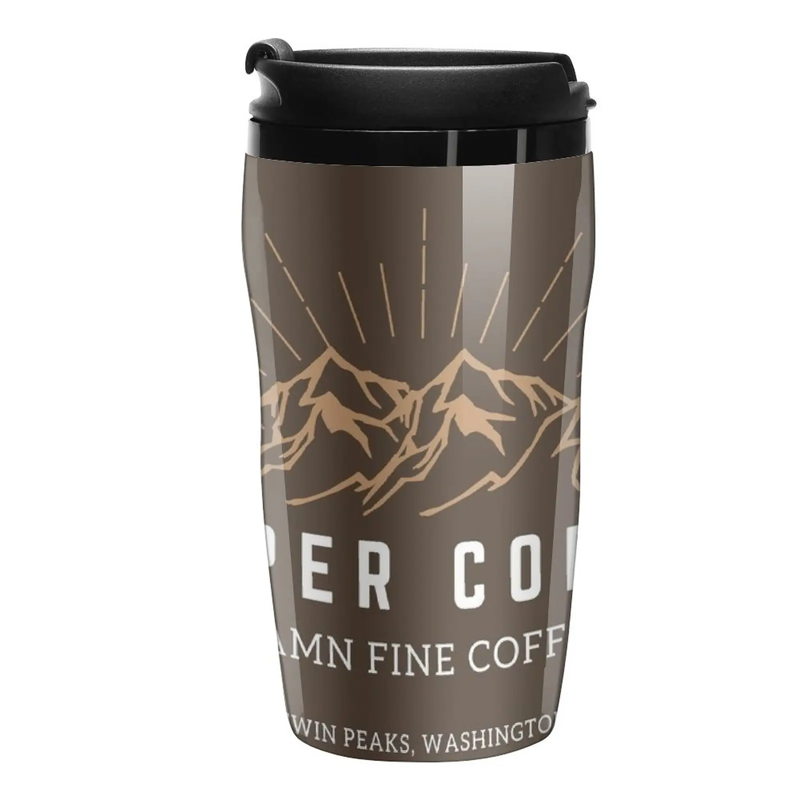 

New Cooper Coffee - Damn fine coffee - Twin Peaks Travel Coffee Mug Cup For Coffee Thermos Mug