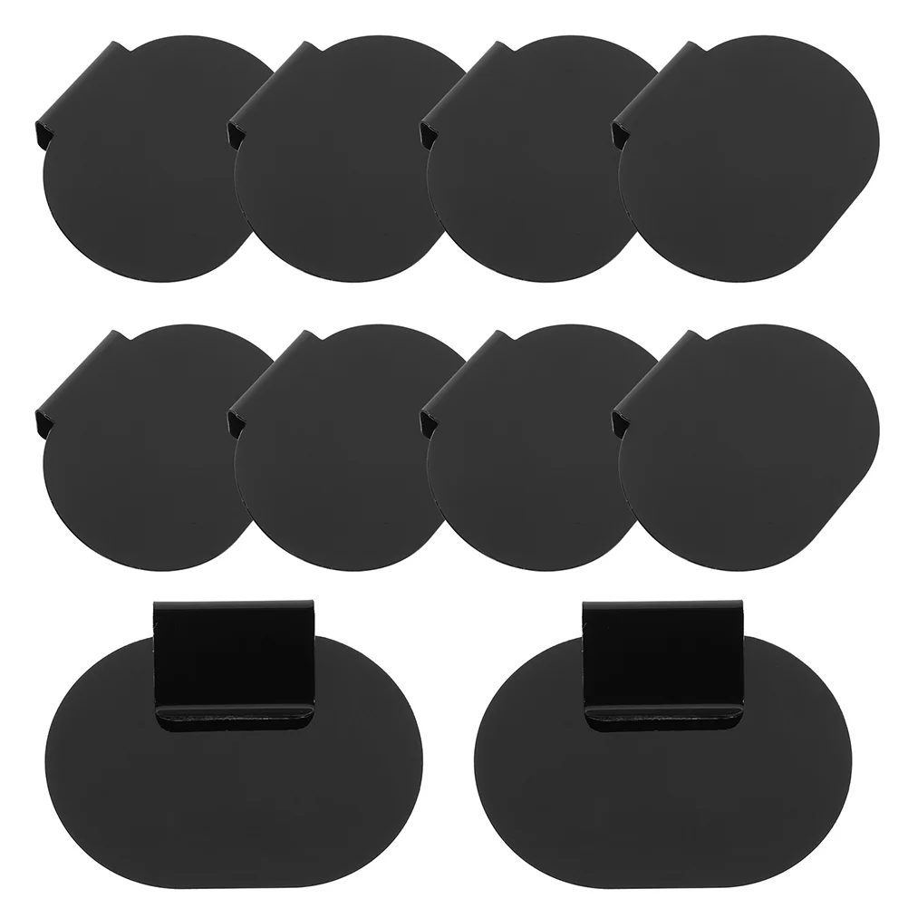 12 Pcs Label Holder Removable Pvc Bin Tags Chalkboard Clip on Basket Labels Price Organizing Cube