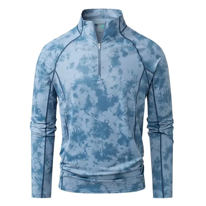 

Spring and Autumn New Fashion Trend Running Quick-Dry Long Sleeve T-Shirt Men's Casual Loose Sports Comfortable Breathable-Shirt