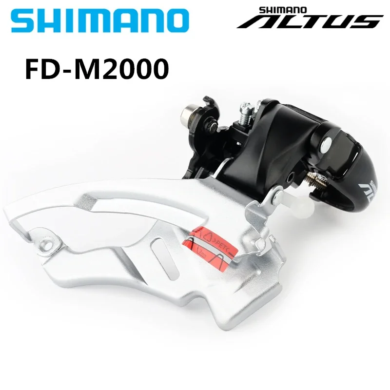 SHIMANO ALTUS FD-M2000-DS6 Mountain Bike Front Derailleur 3/9-speed Down Swing Clamp Band Mount 34.9mm EIEIO Bicycle Parts