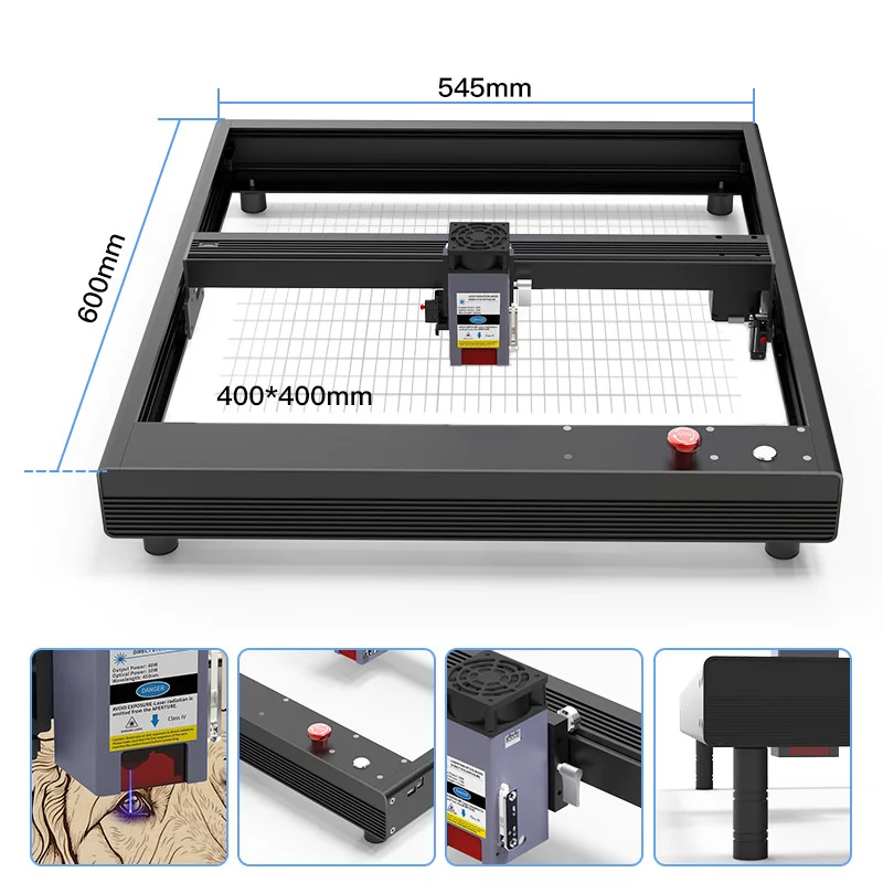 

Laser Engraving Machine 3 Off-line Control Woodworkers Laser Engraver and Cutter For Wood Acrylic 10W/20W Metal Engraving Printe
