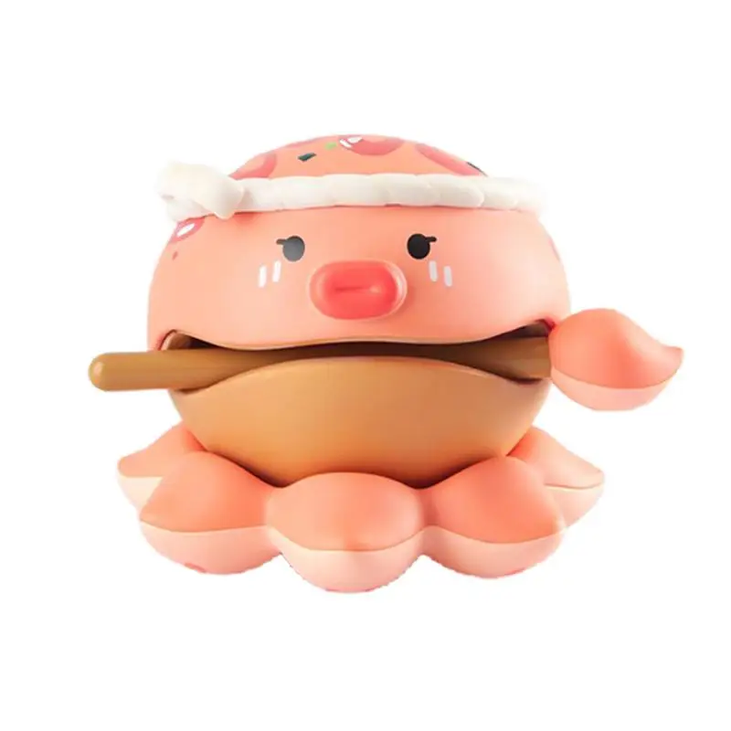 Stress Relief Wooden Fish Doll Cute Buddha System Stress Relief Toy Do Something Good Cartoon Wooden Fish Doll Model Desktop