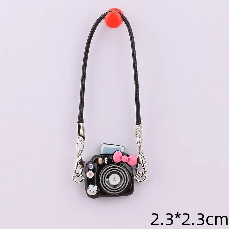 จี้ตุ๊กตาขนนุ่มน่ารัก อุปกรณ์เสริมรูปกล้องการ์ตูนจิ๋ว สำหรับตกแต่งฉากบ้านตุ๊กตา ของเล่นแต่งตัว BJD สำหรับเด็ก