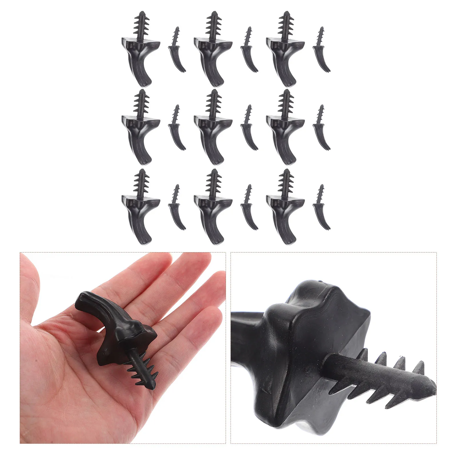 

24 Pcs Pumpkin Accessories Stems for Crafting Plastic Handle DIY Halloween Supplies Crafts Pumpkins Decor Accessory