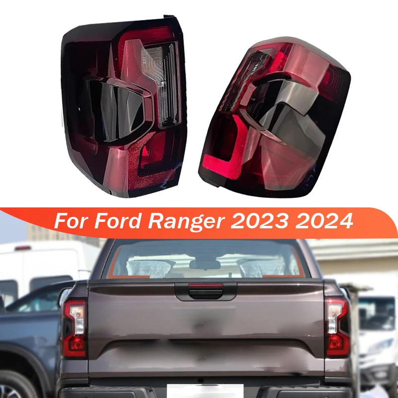 For Ford Ranger 2023 2024 Halogen Tail Light Rear Reverse Brake Lamp Turn Signal Light Driving Running Lamp Car Accessories