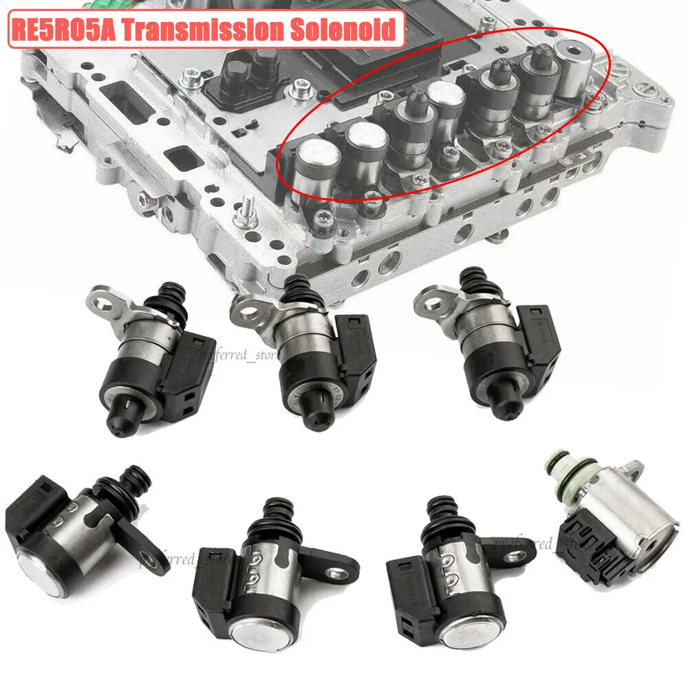 

7PCS Transmission Solenoid Kit RE5R05A Fit For Nissan For Infiniti For Hyundai
